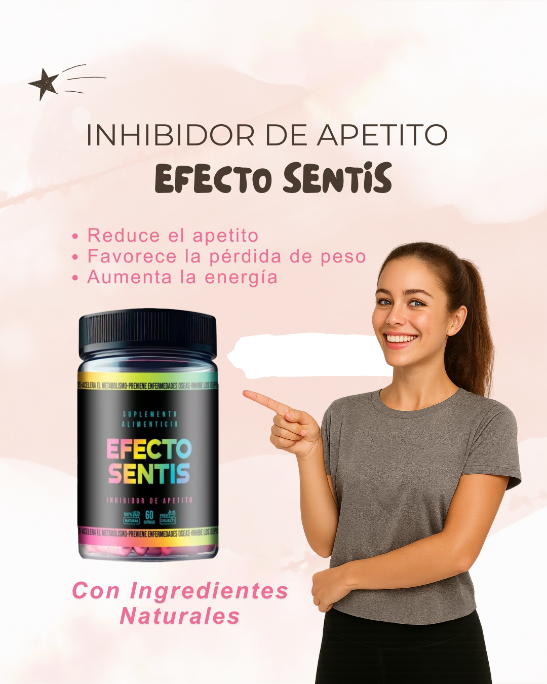 INHIBITOR DE APETITO EFECTO SENTIS